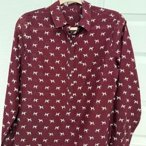 J Crew silk shirt
